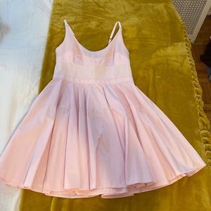 Alexander Wang baby pink doll mini dress